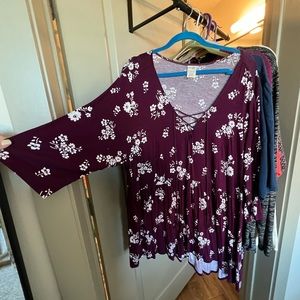 Terra & Sky baby doll top